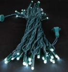 White LED Mini Christmas Lights 50 Bulb