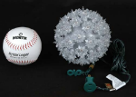 Silver 50 Light Mini Starlight Sphere 6"