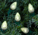 PeakPro Twinkle Warm White C7 LED Replacement Bulbs 25 Pack