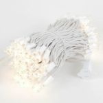 Clear 100 Light Random Twinkle Mini Lights 34' White Wire