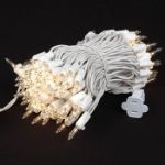 Clear 100 Light Random Twinkle Mini Lights 34' White Wire