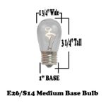 25 Pack of Ceramic Assorted S14 11 Watt Bulbs Meduim Base e26