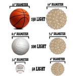 100 Multi LED 7.5" Sphere