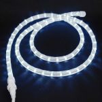 Pure White LED Custom Rope Light Kit 1/2" 2 Wire 120v