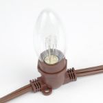 330' Brown Commercial Grade Stringer 264 Intermediate (e17) Base Sockets
