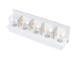 Pure White LED G50 Globe Bulbs - 5pk