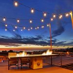 50 Clear S14 Commercial Grade Light String Set on 100' of Brown Wire 