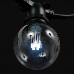 Pure White LED G50 Globe Bulbs - 5pk