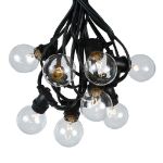 25 Clear G50 Commercial Grade Intermediate Base Light Set