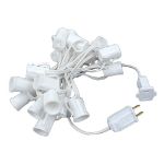 C9 12.5' Stringers 6" Spacing - White Wire