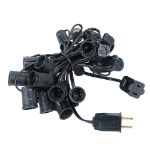C9 12.5' Stringers 6" Spacing - Black Wire