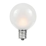 Frosted White G50 7 Watt Replacement Bulbs 25 Pack E12 Base