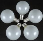 Frosted White G50 7 Watt Replacement Bulbs 25 Pack E12 Base