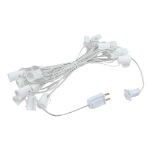 C9 25' Stringers 12" Spacing White Wire