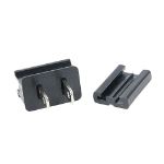 SPT-2 Male Plugs Black - 5 Pack