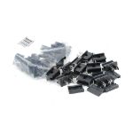 SPT-1 Male Plugs Black - 5 Pack