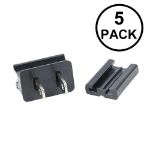 5 Pack Male Sockets Black SPT-2