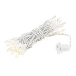 20 Light 6.5' Long White Wire Christmas Mini Lights