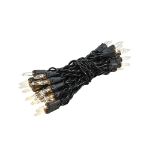Non Connectable Black Wire Mini Lights 35 Light 13.5'
