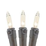 Non Connectable Clear Brown Wire Mini Lights 20 Light 8.5'