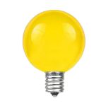 100 G40 Globe String Light Set with Yellow Bulbs on Brown Wire
