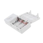 50 LED Battery Operated Lights Purple on White Wire