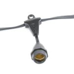 25 Warm White G50 LED Suspended Commercial Grade Intermediate Base Light Set