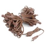 80 Clear G50 Commercial Grade Intermediate Base Light Set - Brown Wire