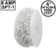 Novelty Lights C9 1000' Spool 6" Spacing 8 Amp White Wire