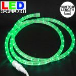 Green LED Custom Rope Light Kit 1/2" 2 Wire 120v