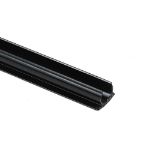 4' Rope Light Track for 3/8" Rope Lights Black