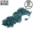 C7 200' Stringer 24" Spacing, 100 Sockets - Green Wire