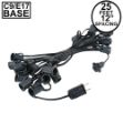C9 25' Stringers 12" Spacing Black Wire