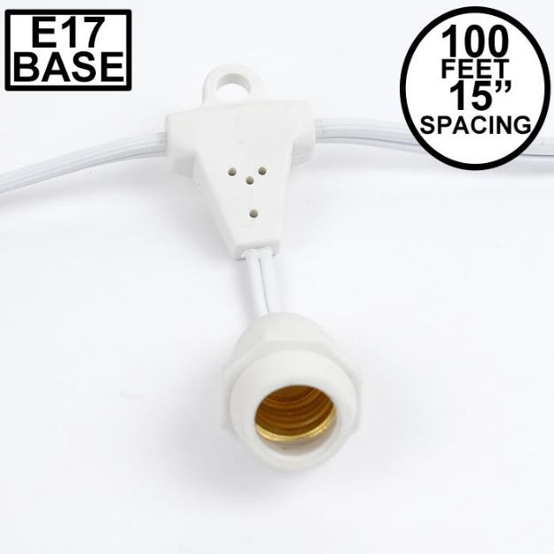 100' Suspended White Commercial Grade Stringer 80 Intermediate Base