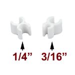 Wire Frame Clips for 1/4" Wire 250 Pack