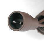 Coaxial 100 LED Warm White 4" Spacing Brown Wire