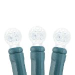 G12 25 LED Pure White 4" Spacing Green Wire *On Sale*