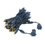 Commercial Grade Wide Angle 70 LED Orange/Purple 23.5' Long on Black Wire