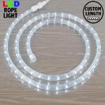 Pure White LED Custom Rope Light Kit 1/2" 2 Wire 120v