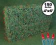 4' X 6' Super Bright Red Net Lights - Green Wire