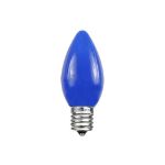 C7 - Blue - Ceramic (plastic) LED Replacement Bulbs - 25 Pack
