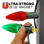 C7 Magnetic 25' Stringers 12" Spacing White Wire