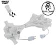C7 Magnetic 25' Stringers 12" Spacing White Wire