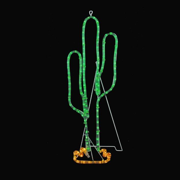 29" Cactus Incandescent Rope Light Motif 