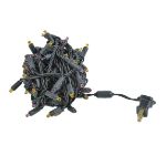 Commercial Grade Wide Angle 100 LED Purple/Amber 34' Long on Black Wire