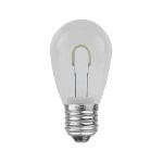 Pure White S14 U-Shaped LED Plastic Flex Filament Replacement Bulbs 25 Pack