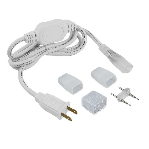 5' Mini LED Neon Flex Rope Light Connector Kit 120 Volt