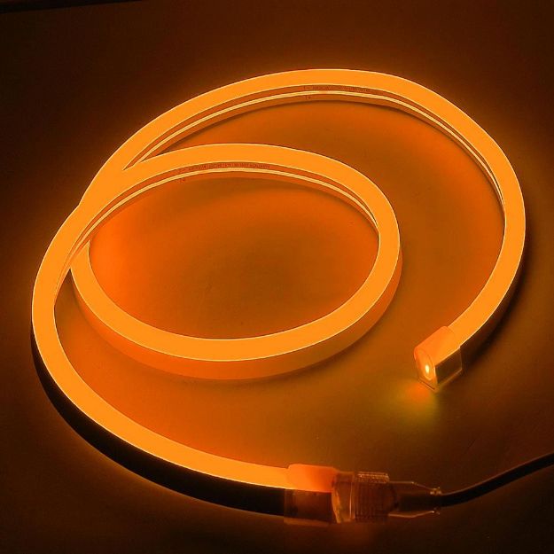 Orange Mini LED Neon Flex Custom Cut 120v