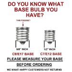 5 Pack Clear G50 7 Watt Replacement Bulbs