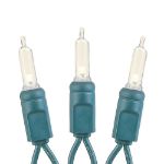70 Light Traditional T5 Warm White LED Mini Lights Green Wire